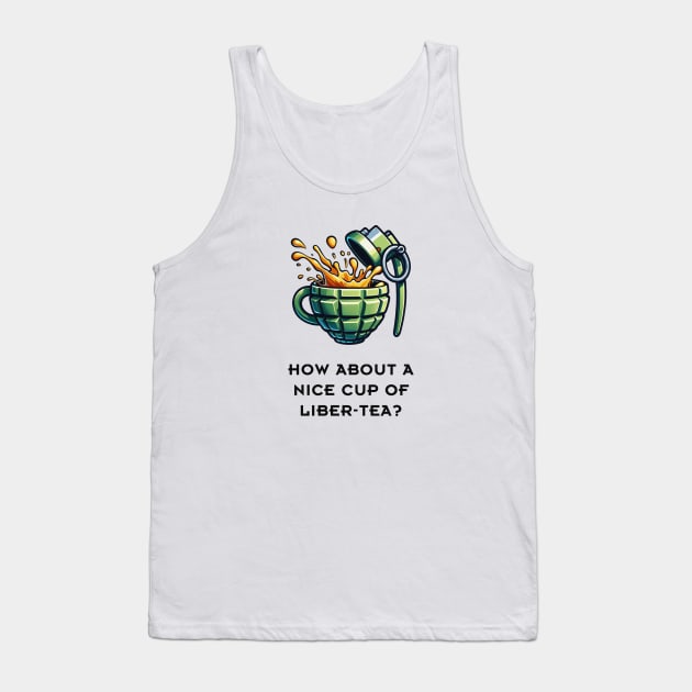 Helldivers 2 - Cup of Libertea Tank Top by SLH-69